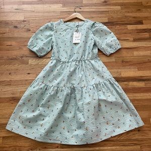 Zara Girls Floral Tiered Dress